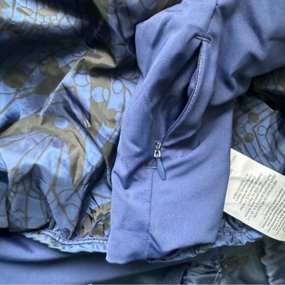 ASICS Floral Lightweight GPX Packable Hood Jacket Run Pocket Full Zip Stretch XS - Picture 6 of 16